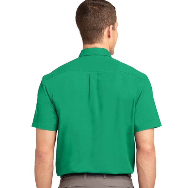Easy Care Men's Short Sleeve Shirts, Custom Product Add Your Logo