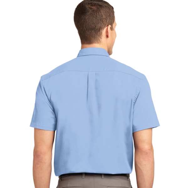 Easy Care Men's Short Sleeve Shirts, Custom Product Add Your Logo