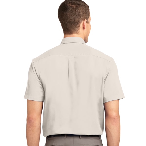 Easy Care Men's Short Sleeve Shirts, Custom Product Add Your Logo