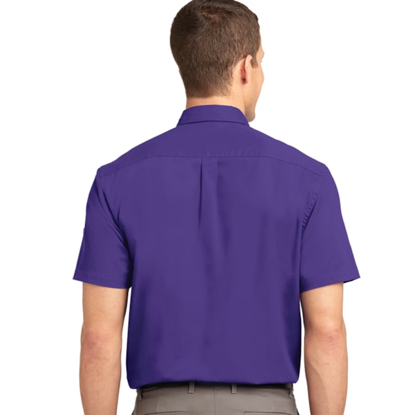Easy Care Men's Short Sleeve Shirts, Custom Product Add Your Logo