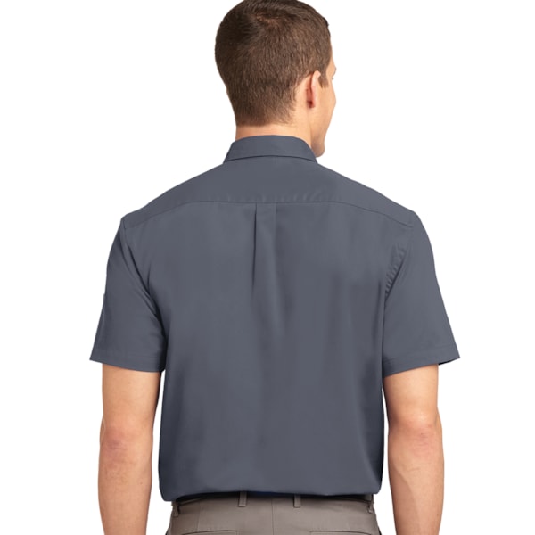 Easy Care Men's Short Sleeve Shirts, Custom Product Add Your Logo