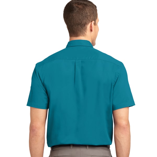 Easy Care Men's Short Sleeve Shirts, Custom Product Add Your Logo