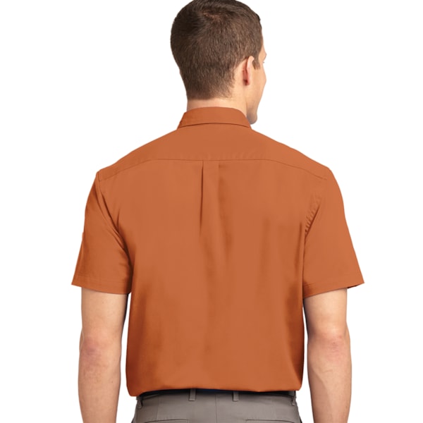 Easy Care Men's Short Sleeve Shirts, Custom Product Add Your Logo