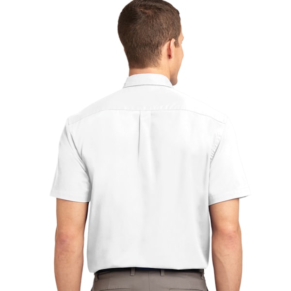 Easy Care Men's Short Sleeve Shirts, Custom Product Add Your Logo