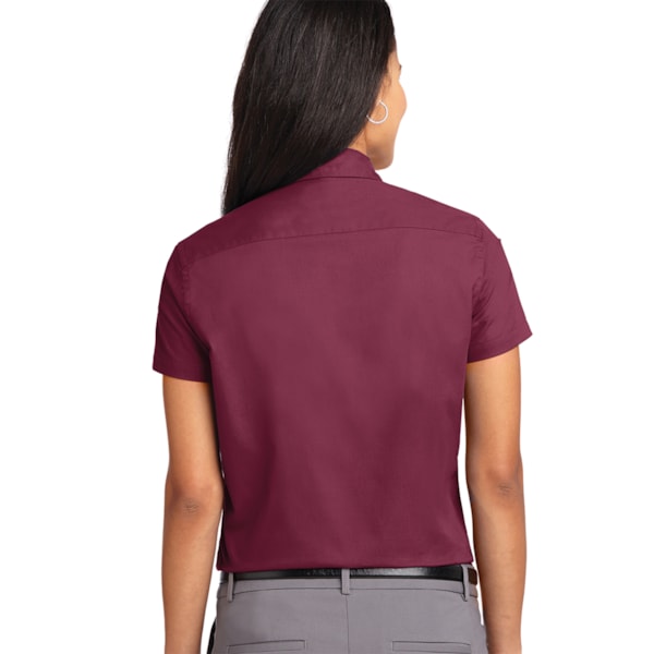Easy Care Women's Short Sleeve Shirts, Custom Product Add Your Logo