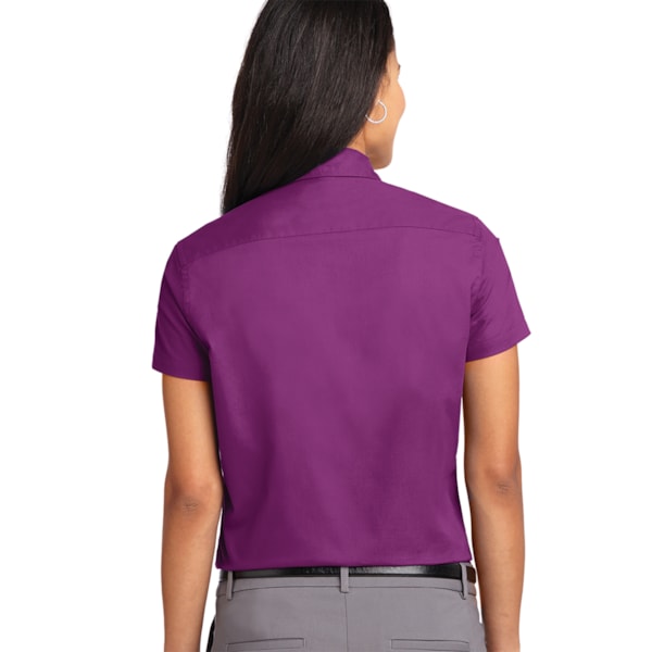 Easy Care Women's Short Sleeve Shirts, Custom Product Add Your Logo