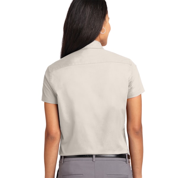 Easy Care Women's Short Sleeve Shirts, Custom Product Add Your Logo