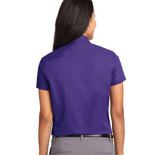Easy Care Women's Short Sleeve Shirts, Custom Product Add Your Logo