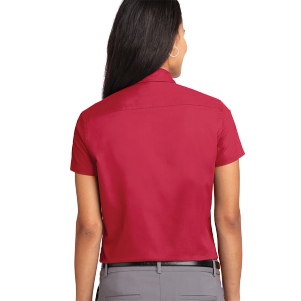 Easy Care Women's Short Sleeve Shirts, Custom Product Add Your Logo