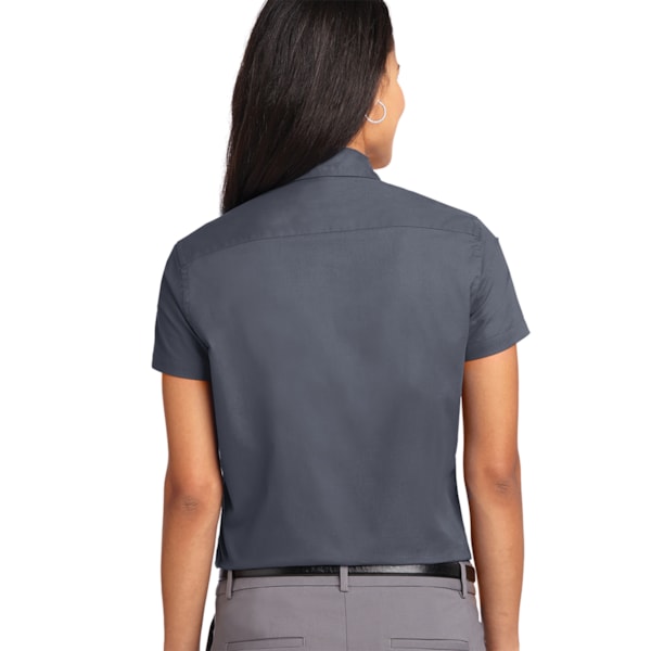 Easy Care Women's Short Sleeve Shirts, Custom Product Add Your Logo
