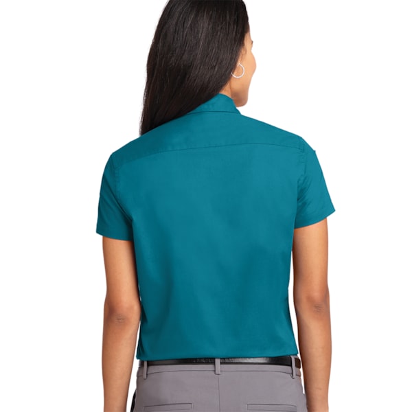 Easy Care Women's Short Sleeve Shirts, Custom Product Add Your Logo