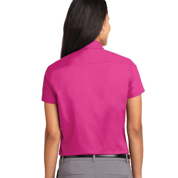 Easy Care Women's Short Sleeve Shirts, Custom Product Add Your Logo