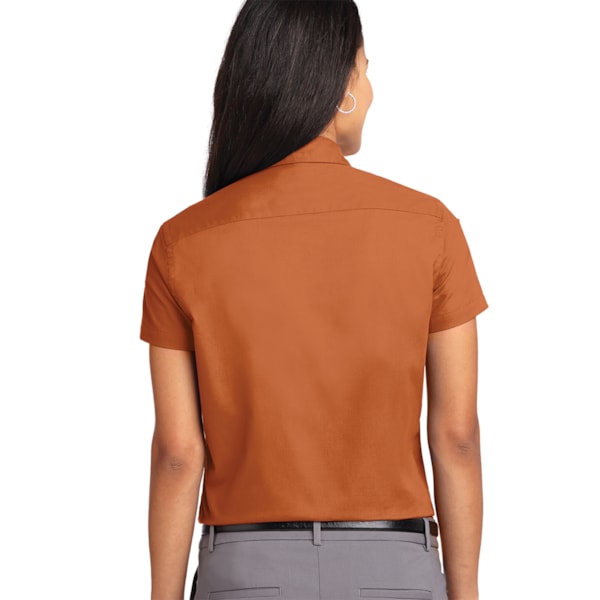 Easy Care Women's Short Sleeve Shirts, Custom Product Add Your Logo