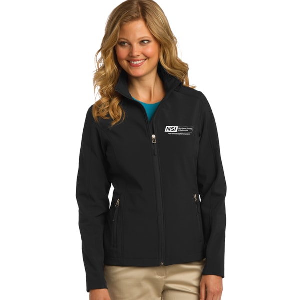 Women's Core Soft Shell Jacket, Custom Product Add Your Logo