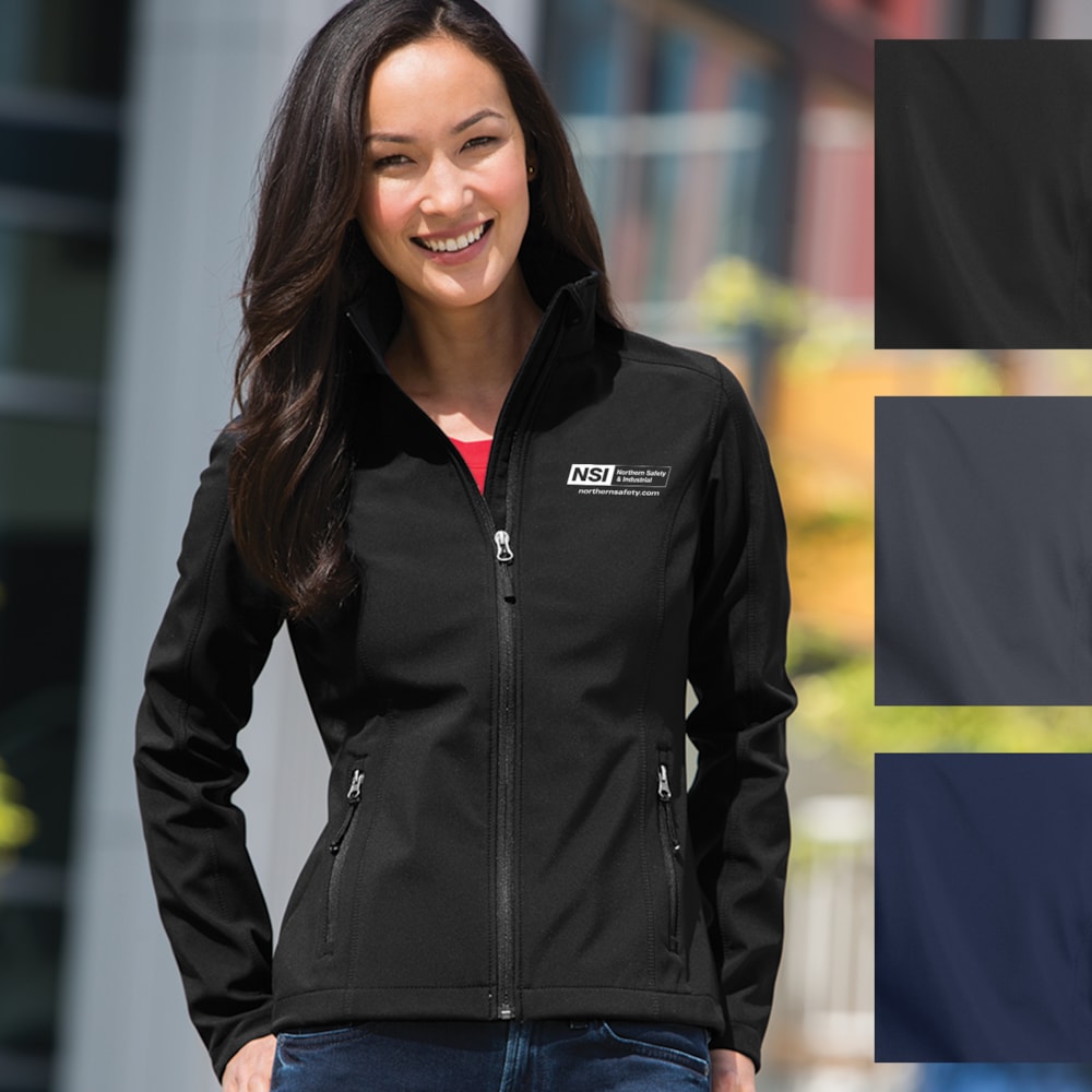 Women's Core Soft Shell Jacket, Custom Product Add Your Logo