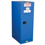 54-Gallon, Self-Closing, Blue Sure-Grip® EX Safety Slimline Cabinet for Hazardous Materials thumbnail 1