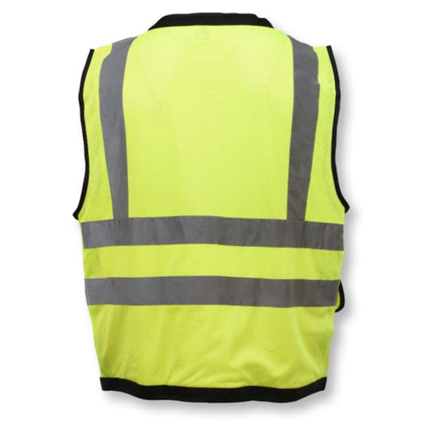 Class 2 Heavy Duty Mesh Surveyor Vest With Zipper