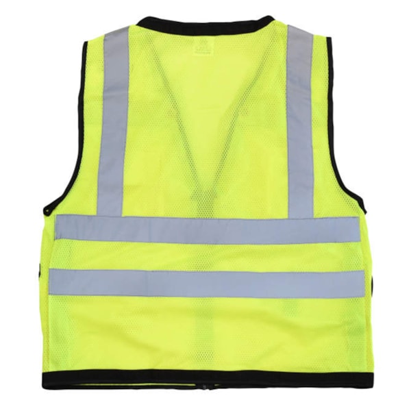 Class 2 Heavy Duty Mesh Surveyor Vest With Zipper