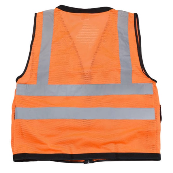 Class 2 Heavy Duty Mesh Surveyor Vest With Zipper