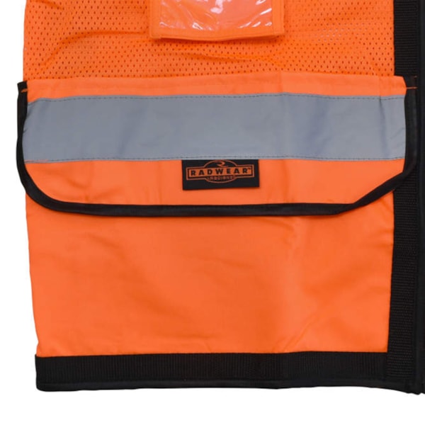 Class 2 Heavy Duty Mesh Surveyor Vest With Zipper
