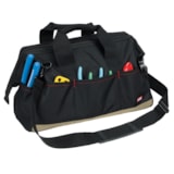 23 Pocket, Wide Top Zippered Tool Bag, 17"L x10"W thumbnail 3