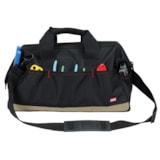 23 Pocket, Wide Top Zippered Tool Bag, 17"L x10"W thumbnail 4