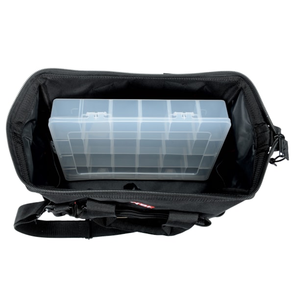 23 Pocket, Wide Top Zippered Tool Bag, 17"L x10"W