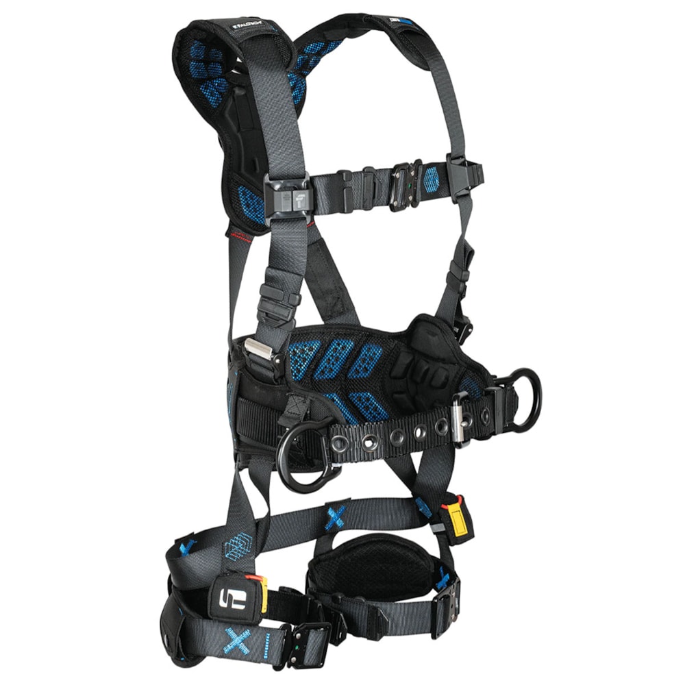 FT-One™ 3D Construction Belted Full Body Harness, Quick Connect Adjustments