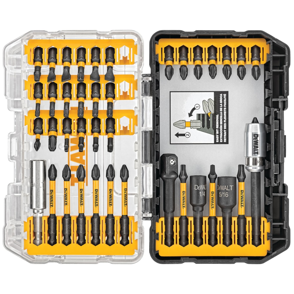 FlexTorq® Impact Ready® 40 Piece Screwdriving Bit Sets with Toughcase®+ System