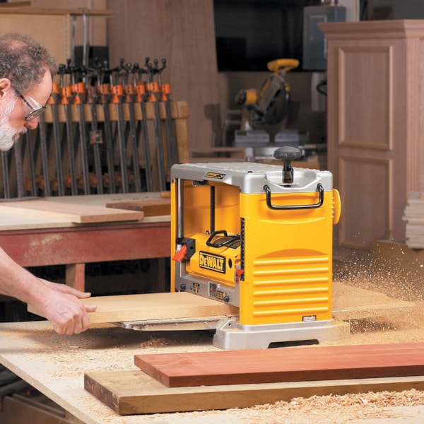12-1/2" Thick Planer with Three Knife Cutter-Head