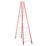 Fiberglass Twin Front Step Ladder 16' thumbnail 2
