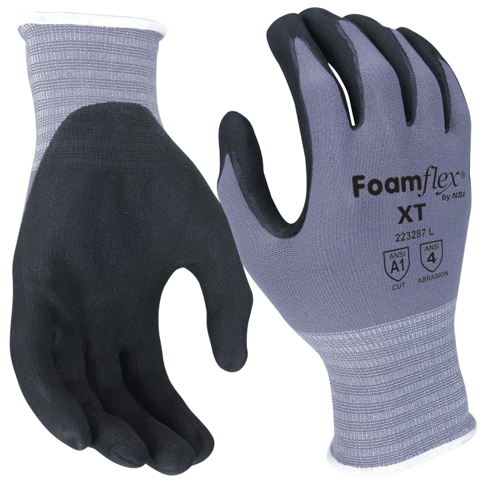 Nitrile Microfoam Palm Coated Nylon & Spandex® Work Gloves
