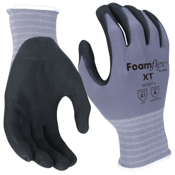 Nitrile Microfoam Palm Coated Nylon & Spandex® Work Gloves
