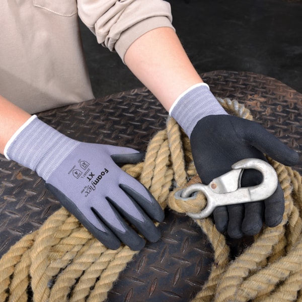 Nitrile Microfoam Palm Coated Nylon & Spandex® Work Gloves