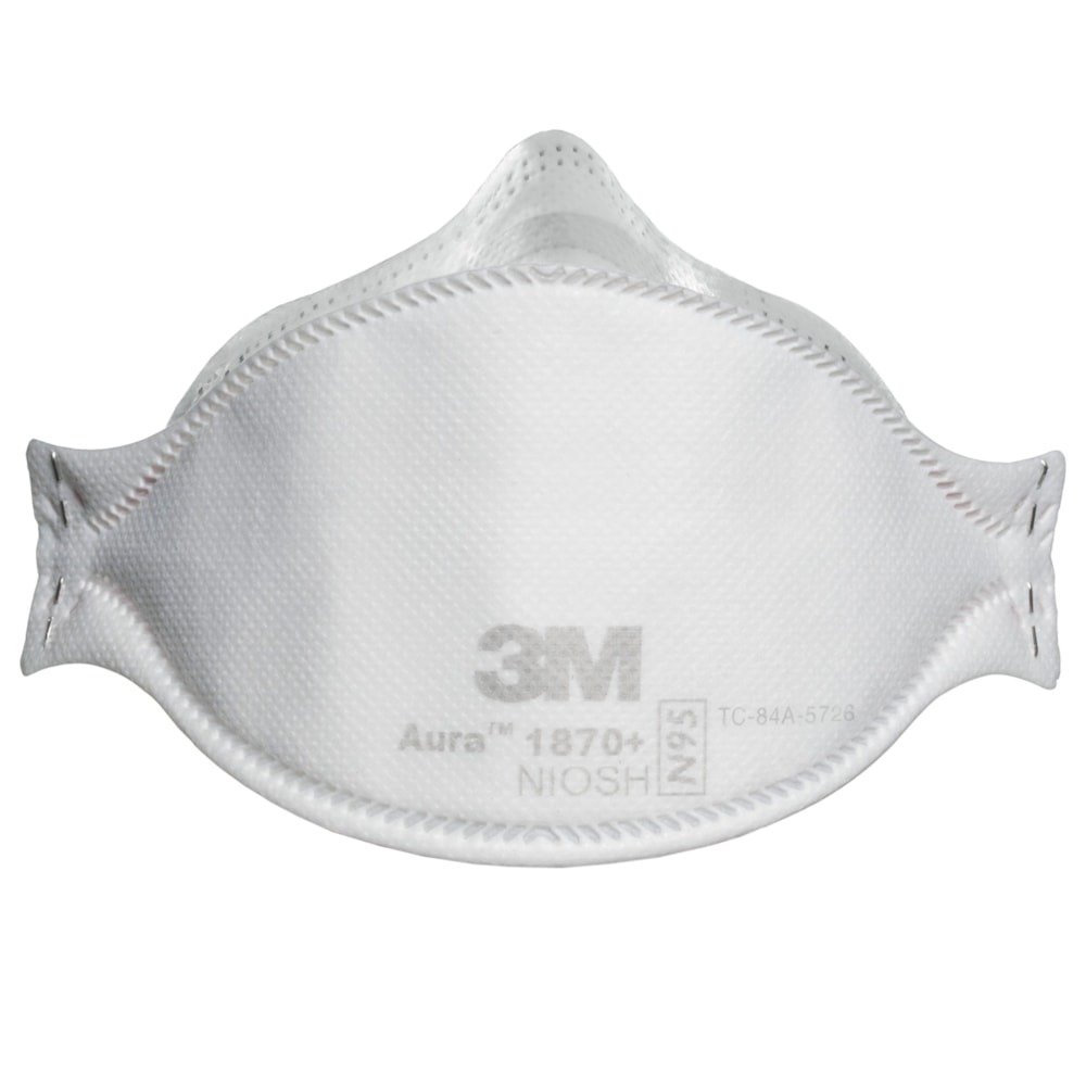 AURA™ 1870+ N95 Health Care Particulate Respirator and Surgical Mask