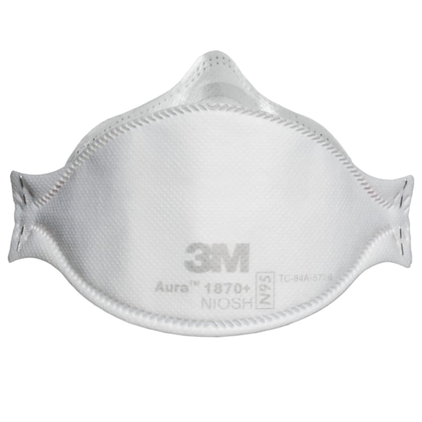 AURA™ 1870+ N95 Health Care Particulate Respirator and Surgical Mask