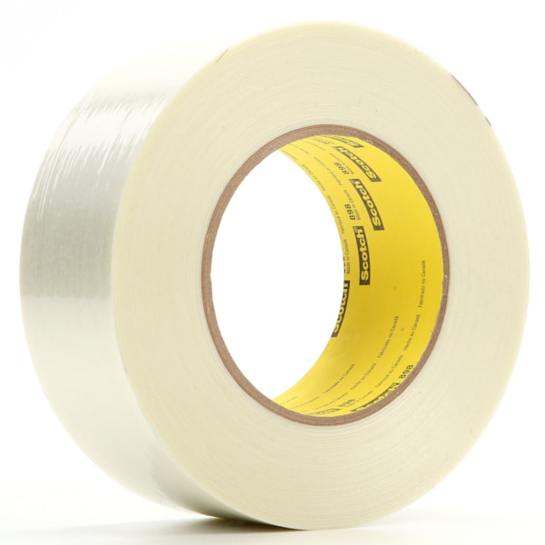Scotch® Filament Tape 898 Clear, 72 mm x 55 m, 12 per case Bulk