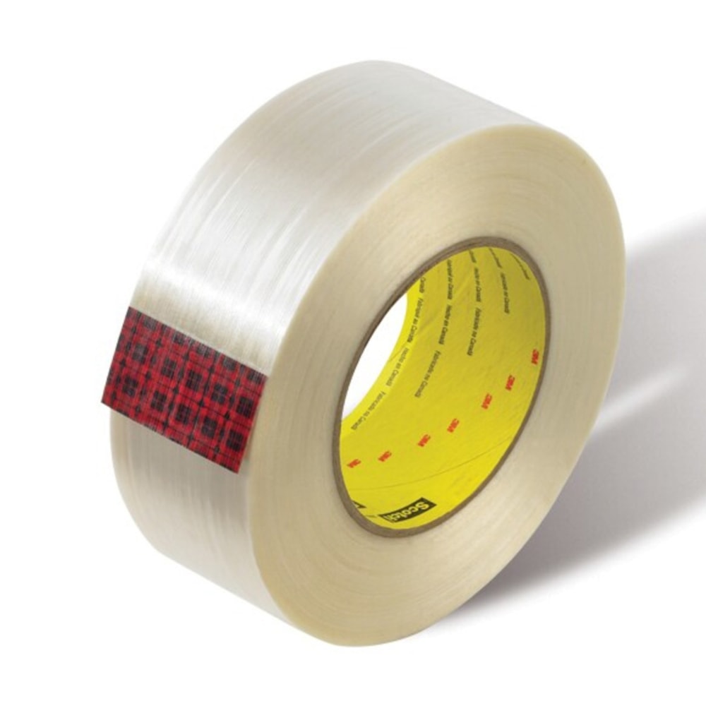 Scotch® Filament Tape 890MSR Clear, 36 mm x 55 m, 24 per case Bulk