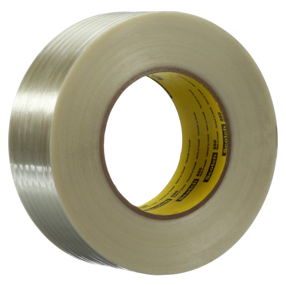 Scotch® Filament Tape 880 Clear, 18 mm x 55 m, 48 rolls per case