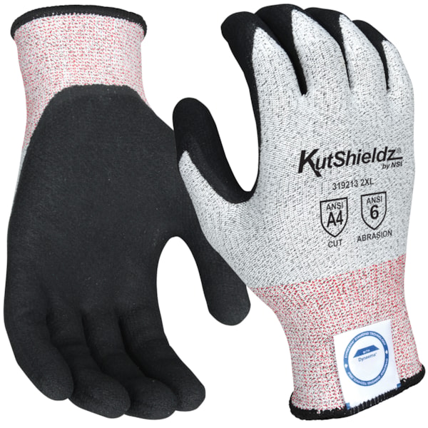 Nitrile Palm Coated 15-Gauge Dyneema® Diamond Level A4 Cut Resistant Gloves