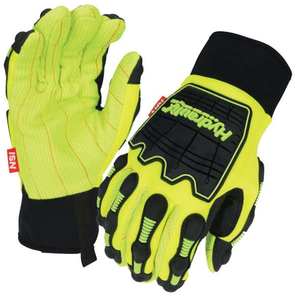 Hi-Vis Oil & Gas Cotton Canvas Work Gloves