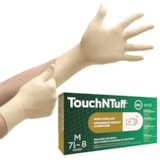 TouchNTuff® Powdered Latex Gloves 100 Per Box thumbnail 1