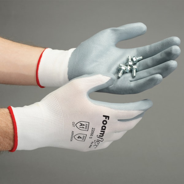 Nitrile Palm Coated Nylon Work Gloves