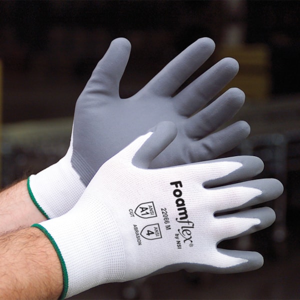 Nitrile Palm Coated Nylon Work Gloves