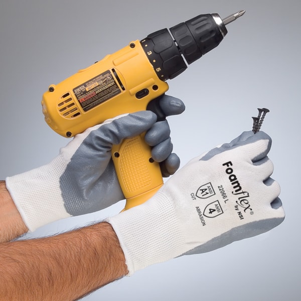 Nitrile Palm Coated Nylon Work Gloves