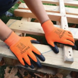 Polyurethane Palm Coated Hi-Vis Nylon Cold Resistant Work Gloves thumbnail 3
