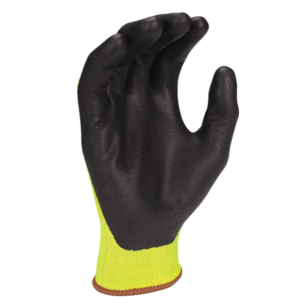 Polyurethane Palm Coated Hi-Vis Nylon Cold Resistant Work Gloves