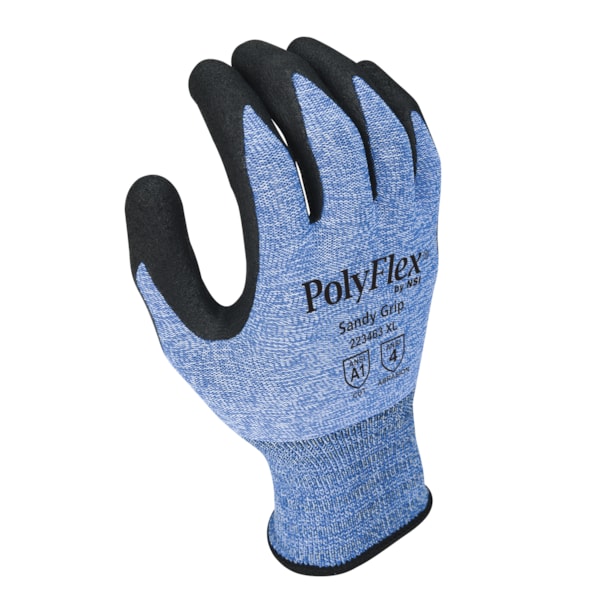 Sandy Polyurethane Palm Coated Nylon Work Gloves