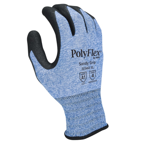 Sandy Polyurethane Palm Coated Nylon Work Gloves