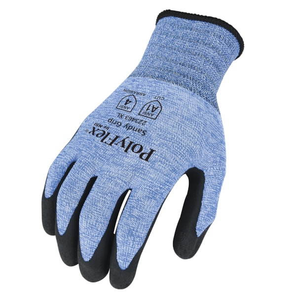 Sandy Polyurethane Palm Coated Nylon Work Gloves